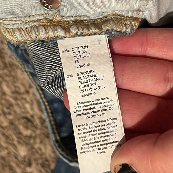 Gap factory denim distressed skirt - Picture 4 of 7